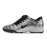 Nike Total 90 III Silver and Black Turf TF Football Boot