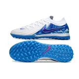 Nike Phantom GX2 Elite White and Blue Turf TF Football Boot