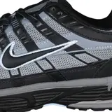 Nike P-6000 Black and Gray Running Shoes - Dark Grey