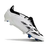 Adidas Predator 30 Elite Tongue White Black and Yellow Firm Ground FG Football Boot