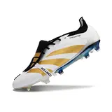 Adidas Predator 30 Elite Tongue White Black and Yellow Firm Ground FG Football Boot