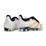 Adidas Predator 30 Elite Tongue White Black and Yellow Firm Ground FG Football Boot