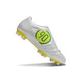 Nike Total 90 III White Green and Yellow Firm Ground FG Football Boot