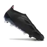 Adidas Predator 30 Elite Laceless Black and Pink Firm Ground FG Football Boot