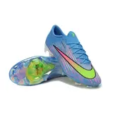 Nike Air Zoom Mercurial Superfly 11 Elite Light Blue and Pink Firm Ground FG Kids Football Boot