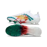 Adidas F50 Primeknit Elite White Red and Green Firm Ground FG Football Boot