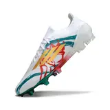 Adidas F50 Primeknit Elite White Red and Green Firm Ground FG Football Boot