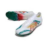 Adidas F50 Primeknit Elite White Red and Green Firm Ground FG Football Boot