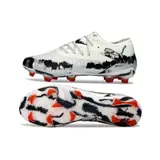 Puma Future 8 Low Cut White and Black Firm Ground FG Football Boot