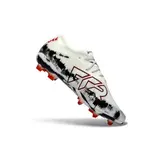 Puma Future 8 Low Cut White and Black Firm Ground FG Football Boot