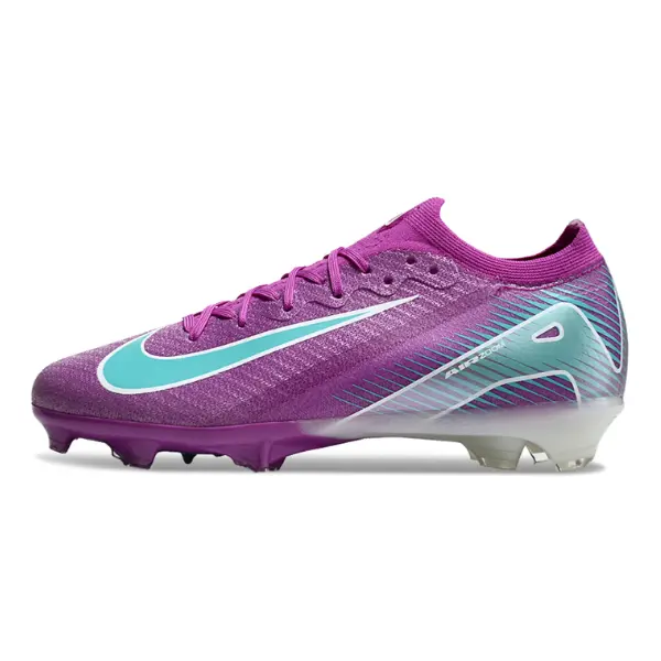 Nike Air Zoom Mercurial Vapor 16 Elite Purple and Blue Firm Ground FG Kids Football Boot