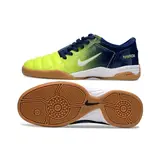 Nike Total 90 III Blue and Green Indoor IC Football Boot