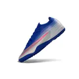 Nike Air Zoom Mercurial Vapor 17 Elite Blue and White Turf TF Kids Football Boot - Blue Sole