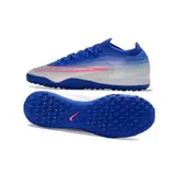 Nike Air Zoom Mercurial Vapor 17 Elite Blue and White Turf TF Kids Football Boot - Blue Sole