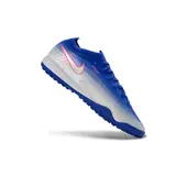 Nike Air Zoom Mercurial Vapor 17 Elite Blue and White Turf TF Kids Football Boot - Blue Sole