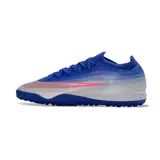 Nike Air Zoom Mercurial Vapor 17 Elite Blue and White Turf TF Kids Football Boot - Blue Sole