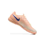 Nike Air Zoom Mercurial Vapor 17 Elite Orange and Blue Turf TF Kids Football Boot - Peach
