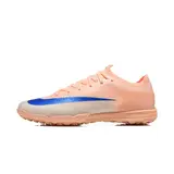 Nike Air Zoom Mercurial Vapor 17 Elite Orange and Blue Turf TF Kids Football Boot - Peach