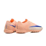 Nike Air Zoom Mercurial Vapor 17 Elite Orange and Blue Turf TF Kids Football Boot - Peach