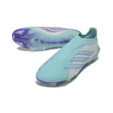 Adidas Predator 26 Elite Laceless Light Blue Firm Ground FG Football Boot - Aqua