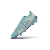 Adidas Predator 26 Elite Laceless Light Blue Firm Ground FG Football Boot - Aqua