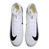 Nike Air Zoom Mercurial Superfly 10 Elite White and Black Firm Ground FG Kids Football Boot