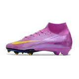 Nike Air Zoom Mercurial Superfly 10 Elite Purple Firm Ground FG Kids Football Boot - Lilac