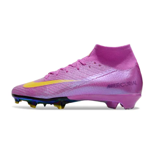 Nike Air Zoom Mercurial Superfly 10 Elite Purple Firm Ground FG Kids Football Boot - Lilac