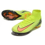 Nike Air Zoom Mercurial Superfly 10 Elite Yellow Firm Ground FG Football Boot