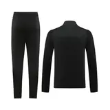 Puma Black Cold Set Jacket and Pants - White Stripe