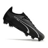 Puma Ultra Ultimate Black Firm Ground FG Football Boot - Black/Grey