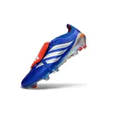 Adidas Predator 26 Elite Tongue Blue and Silver Firm Ground FG Football Boot