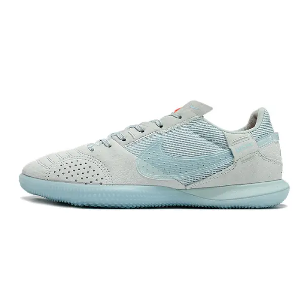 Nike Streetgato Gray and Blue Indoor IC Football Boot - Pale Blue