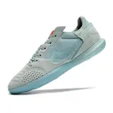 Nike Streetgato Gray and Blue Indoor IC Football Boot - Pale Blue