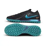 Nike Phantom GX2 Elite Black and Blue Turf TF Football Boot