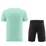 Adidas Light Green Training Set T-Shirt and Shorts