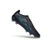 Adidas F50 Hyperfast Elite Black and Blue World Cup Firm Ground FG Football Boot