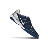 Nike Air Zoom Total 90 III Dark Blue and Silver Indoor IC Football Boot