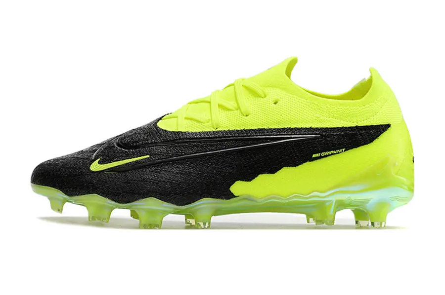 Nike Phantom GX Elite Black and Green Firm Ground FG Football Boot