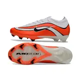Nike Air Zoom Mercurial Vapor 16 Elite Gray and Orange Firm Ground FG Football Boot
