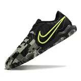 Nike Tiempo 10 Legend Academy Black and Green Camouflage Indoor IC Football Boot