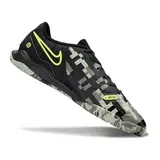 Nike Tiempo 10 Legend Academy Black and Green Camouflage Indoor IC Football Boot