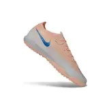 Nike Air Zoom Mercurial Vapor 17 Elite Beige and White Turf TF Kids Football Boot
