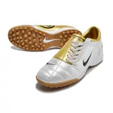 Nike Total 90 III Turf TF Grey and Gold Football Boot