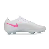 Nike Air Zoom Mercurial Vapor 17 Elite White and Pink Turf TF Kids Football Boot