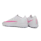 Nike Air Zoom Mercurial Vapor 17 Elite White and Pink Turf TF Kids Football Boot