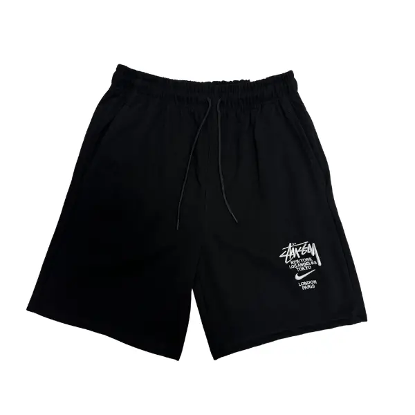 Nike Black Shorts - Graphic Print