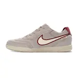 Nike Tiempo Streetgato Gray and Red Indoor IC Football Boot