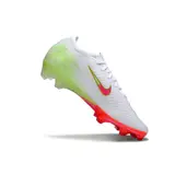 Nike Air Zoom Mercurial Vapor 16 Elite White Pink and Green Firm Ground FG Football Boot