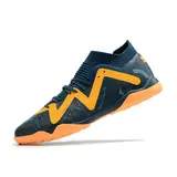 Puma Future Ultimate Dark Blue and Orange Turf TF Football Boot